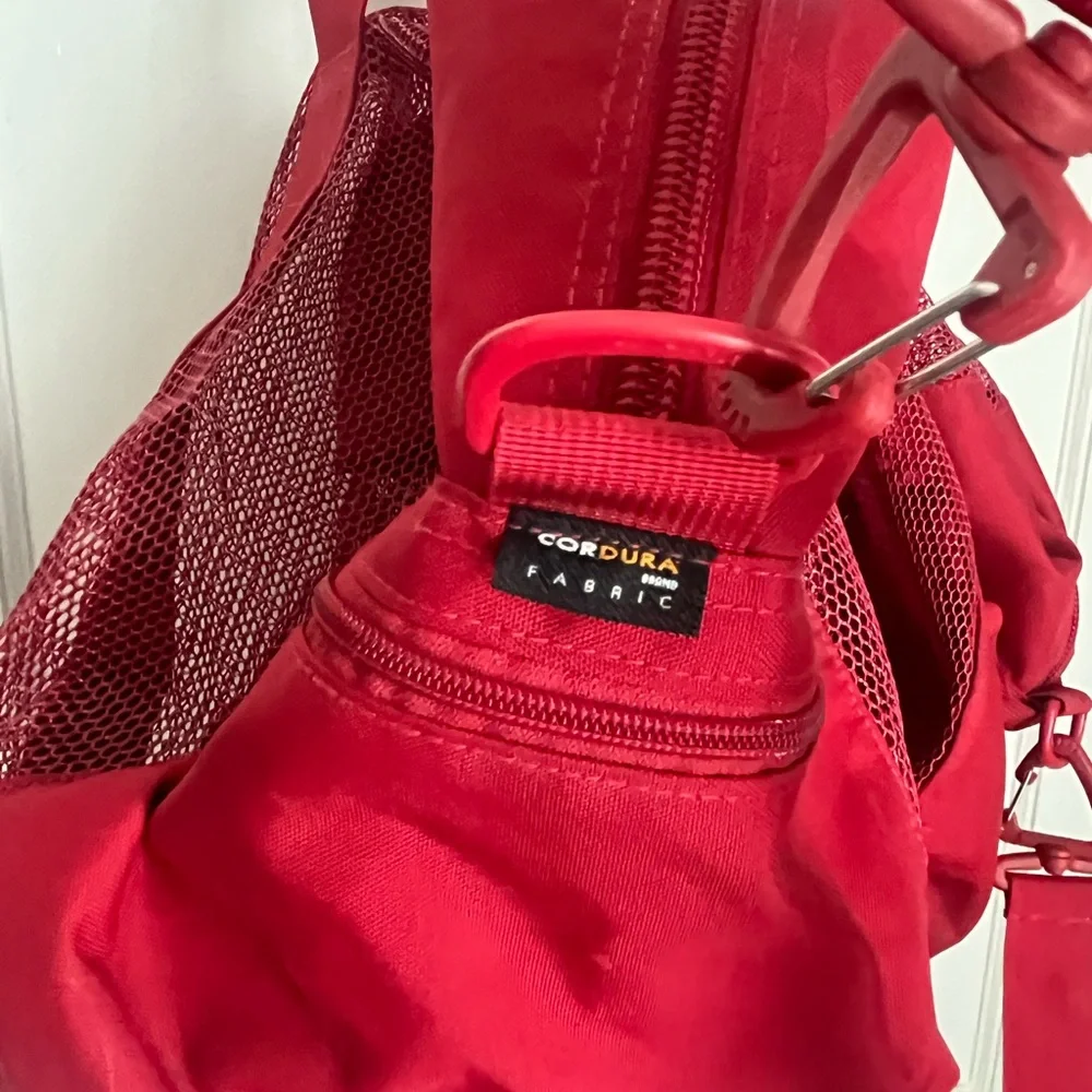 Supreme red limited edition mesh duffel bag collab cordura spring 2020 large